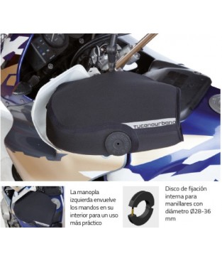 Manoplas Moto Para Manillar Con Contrapesos - Tucano R363
