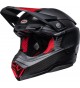 Casco Motocross Bell Moto 10 Negro Rojo