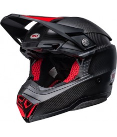 Casco Motocross Bell Moto 10 Negro Rojo
