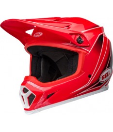 Casco Motocross Bell Moto 9 Mips Red