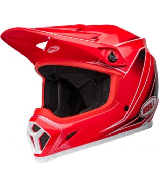 Casco Motocross Bell Moto 9 Mips Red