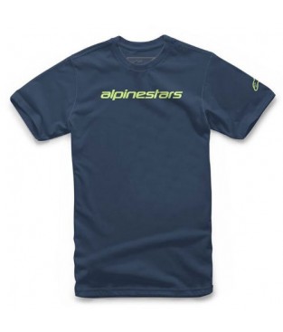 Camiseta Alpinestar Navy Lime