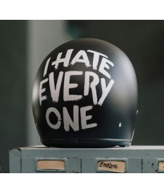 Casco DMD Retro I Hate Evereyone
