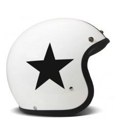 Casco DMD Retro Star White