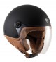 Casco Tucano El Jettin New Negro Mate Marron