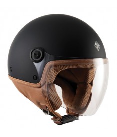 Casco Tucano El Jettin New Negro Mate Marron