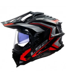Casco LS2 MX701 Explorer C Frontier 2 Red