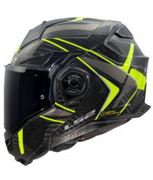 Casco LS2 Advant X Carbon Future 2 Yellow