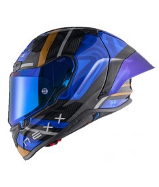 Nexx X.R3R Carbon Swirl Deep blue