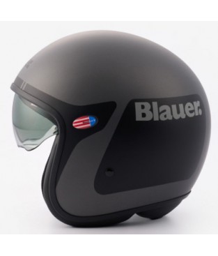 Casco Blauer Pilot 06 Go Titanium Black Matt
