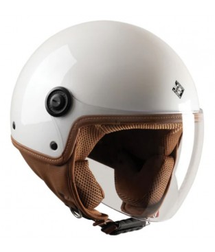 Casco Tucano El Jettin New Blanco Marron