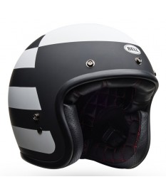 Casco Bell Custom 500 Parlor Black White Matt