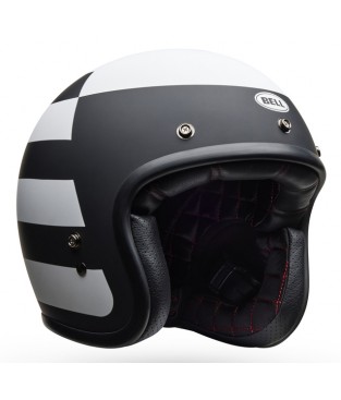 Casco Bell Custom 500 Parlor Black White Matt