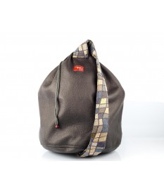 Bolsa Casco Testa Gris Mondrian Dark