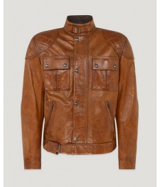 Belstaff Brooklands New Burnt Cuero