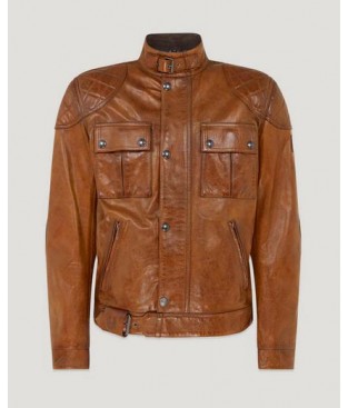 Belstaff Brooklands New Burnt Cuero