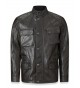 Belstaff Turner New Black Antique Cuero