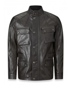 Belstaff Turner New Black Antique Cuero