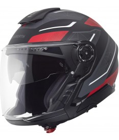 Schuberth J2 Sigma Antracita Rojo