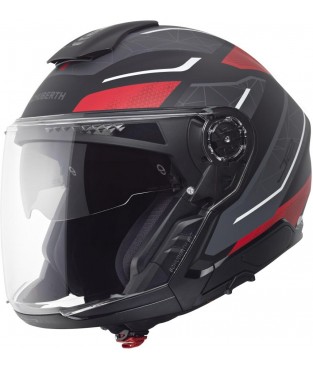 Schuberth J2 Sigma Antracita Rojo