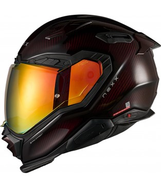 Casco Nexx X.WST 3 Lava Carbon Red