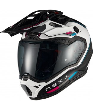 Casco Nexx X.RALLY Raid Carbon Blue Pink