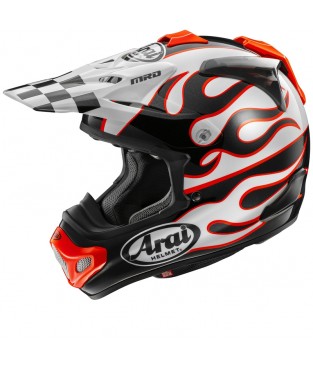 Arai Motocross MX-V EVO Flame White